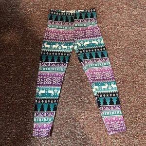 Fair isle Pattern PJ Leggings